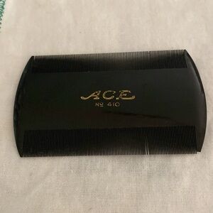 Ace #410 fine toothed comb.